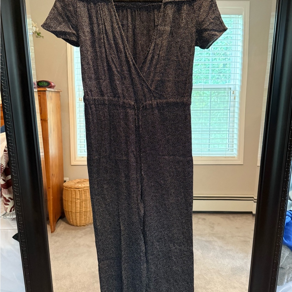 Christy Dawn Black and White Jumpsuit